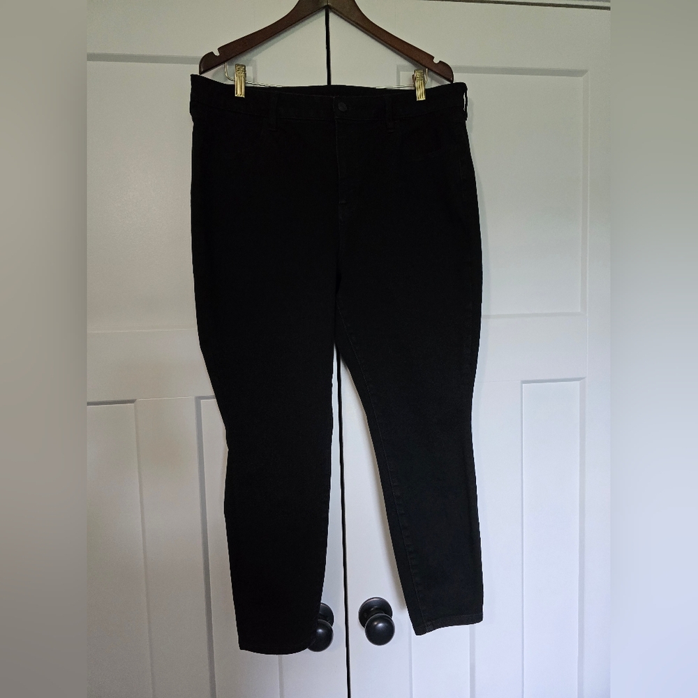 American Eagle Black Dream Stretch Hi Rise Jegging 18 Shirt New
